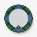 Recherche de tartan assiettes en papier Clan