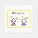 Recherche de baby shower jumeau serviettes Bleu