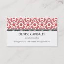 Recherche de arabesques cartes visite Motif