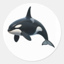 Recherche de illustration de baleine autocollants Orque