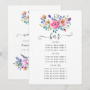 Recherche de bar mariage menus Typographie