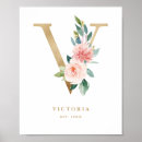 Suche nach buchstabe v poster Baby girl
