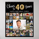 Suche nach 40 geburtstags poster Modern