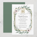 Recherche de fleur bar bat mitzvah invitations Floral