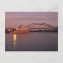 Recherche de sydney opera house cartes postales Coucher du soleil