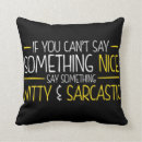 Suche nach sarkasmus kissen Sarkastisch