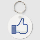 Recherche de pouce porteclés Facebook