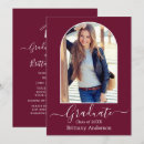 Recherche de burgundy graduation invitations Diplôme