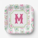 Recherche de mahjongg assiettes Rose