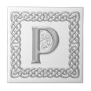 Recherche de lettre p carreaux Monogramme