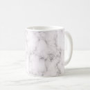 Recherche de marbre gris tasses Blanc