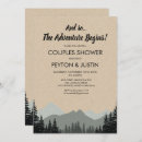 Recherche de rustic couples shower invitations Forêt
