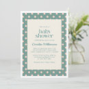 Recherche de turquoise baby shower invitations Élégant