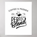 Suche nach kaffee mit freunden poster Kaffeeliebhaber
