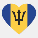 Recherche de drapeau bajan autocollants Caraïbe