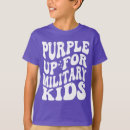 Recherche de militaire enfant tshirts Violet pour les militaires
