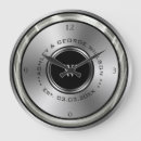 Recherche de noir brillant horloges Monogramme