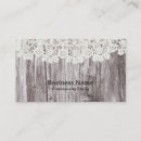 Recherche de bois et dentelle cartes visite Rustique