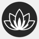 Recherche de fleurs stylisées autocollants Fleur de lotus