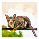 Suche nach bengalische katze poster Katzenliebhaber