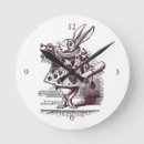 Suche nach rabbit wanduhren Alice in wonderland