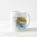 Recherche de tortue de mer tasses Aquarelle