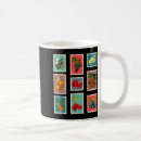 Recherche de timbre vintage tasses Vacances