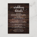 Recherche de rustic mariage accompagnement cartes Détails