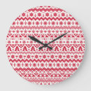 Recherche de arbre motif horloges Rouge