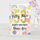 Recherche de 53 ans anniversaire cartes 53e anniversaire heureux