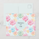 Recherche de sucette cartes postales Bonbons