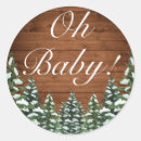 Recherche de pins neigeux autocollants Rustique