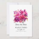 Recherche de magenta save the dates Aquarelle