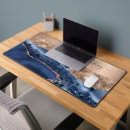 Recherche de marbre bleu tapis souris Luxe