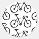 Recherche de vélo de pas autocollants Cycliste
