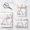Recherche de chèvres papier cadeau Fleurs
