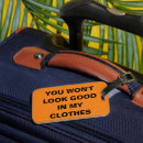 Recherche de bon bagages étiquettes Drôle