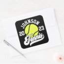 Recherche de racket autocollants Match de tennis