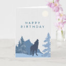 Recherche de wolfs vœux cartes Boisé