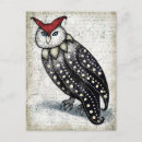 Recherche de hiboux cartes postales De hibou