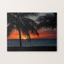 Suche nach tropischer sonnenuntergang puzzle Meer