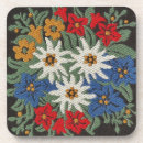 Recherche de edelweiss dessous de verres Blanc