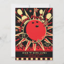 Recherche de rockabilly invitations Bowling