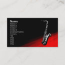 Recherche de joueur de saxophone cartes visite Cool