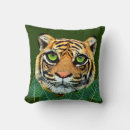 Recherche de tête de tigre coussins Forêt