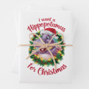 Suche nach hippopotamus geschenkpapier Weihnachten