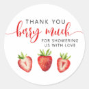 Recherche de fraise autocollants Rouge