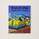 Recherche de trams puzzles Promenade