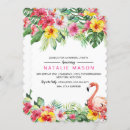 Recherche de flamant tropical invitations Hawaïen