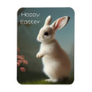 Recherche de le lapin blanc magnets Pâques